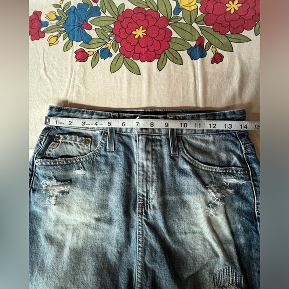 ADRIANO GOLDSCHMIED The Erin Distressed Pencil Skirt - Picture 10 of 15